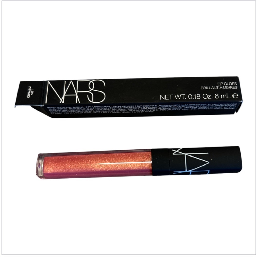 NARS lipgloss ORGASM NEW WITH BOX .18 full size